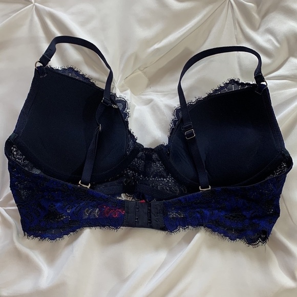 La senza Beyond Sexy Blue Lace Bra 34 C - Picture 6 of 9
